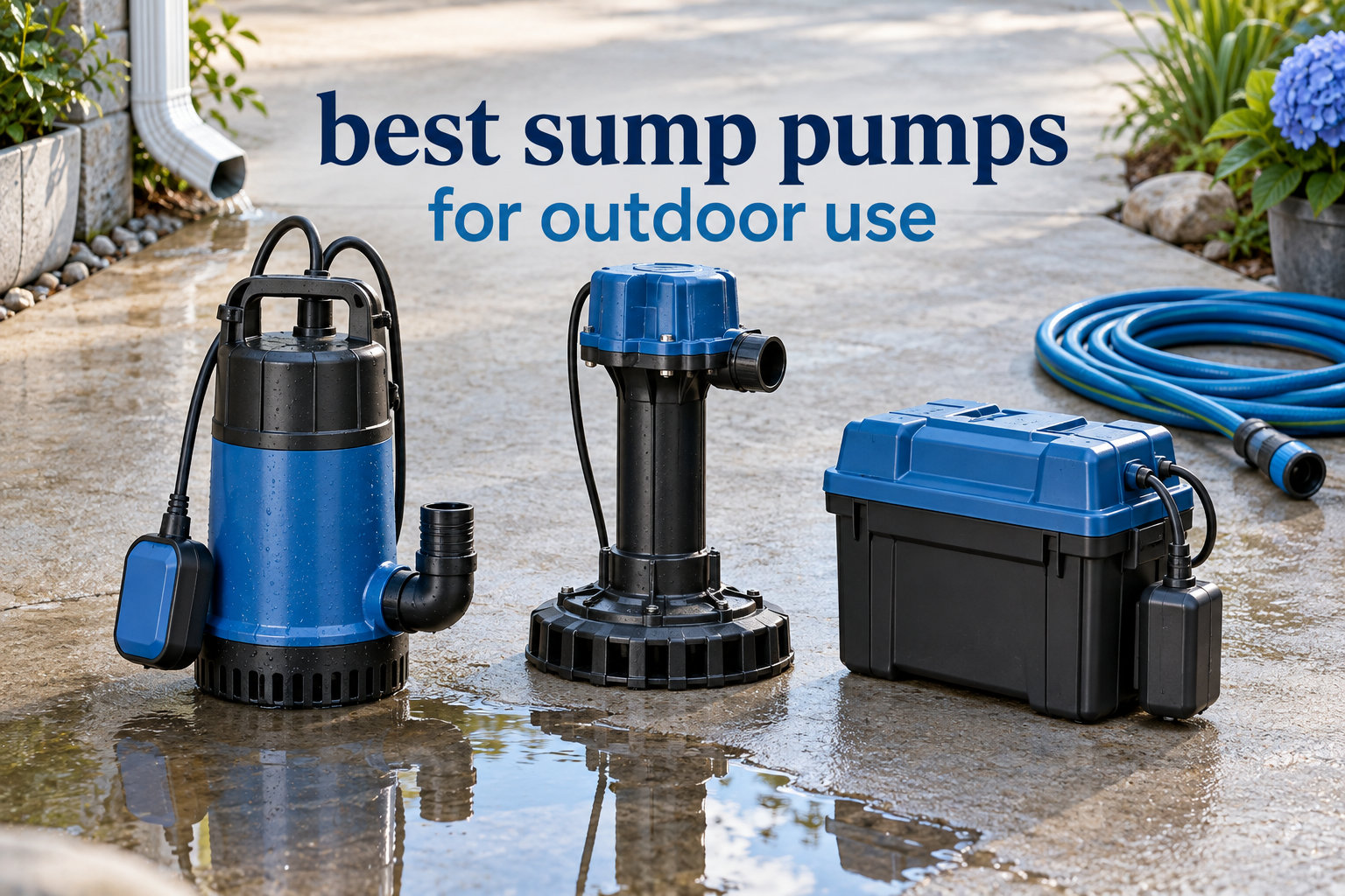 best sump pumps for outdoor use