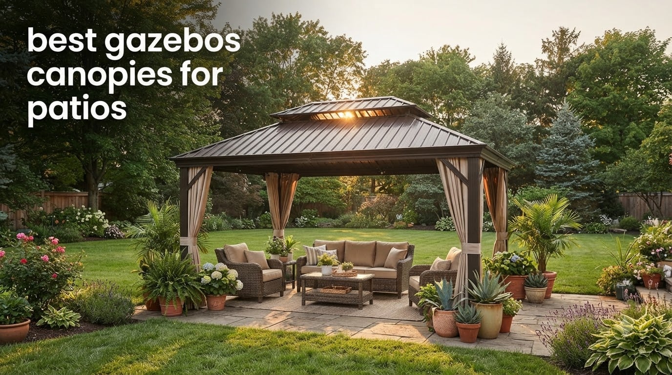 best gazebos canopies for patios