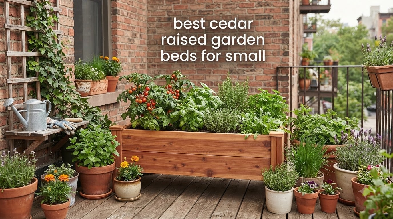 best cedar raised garden beds for small