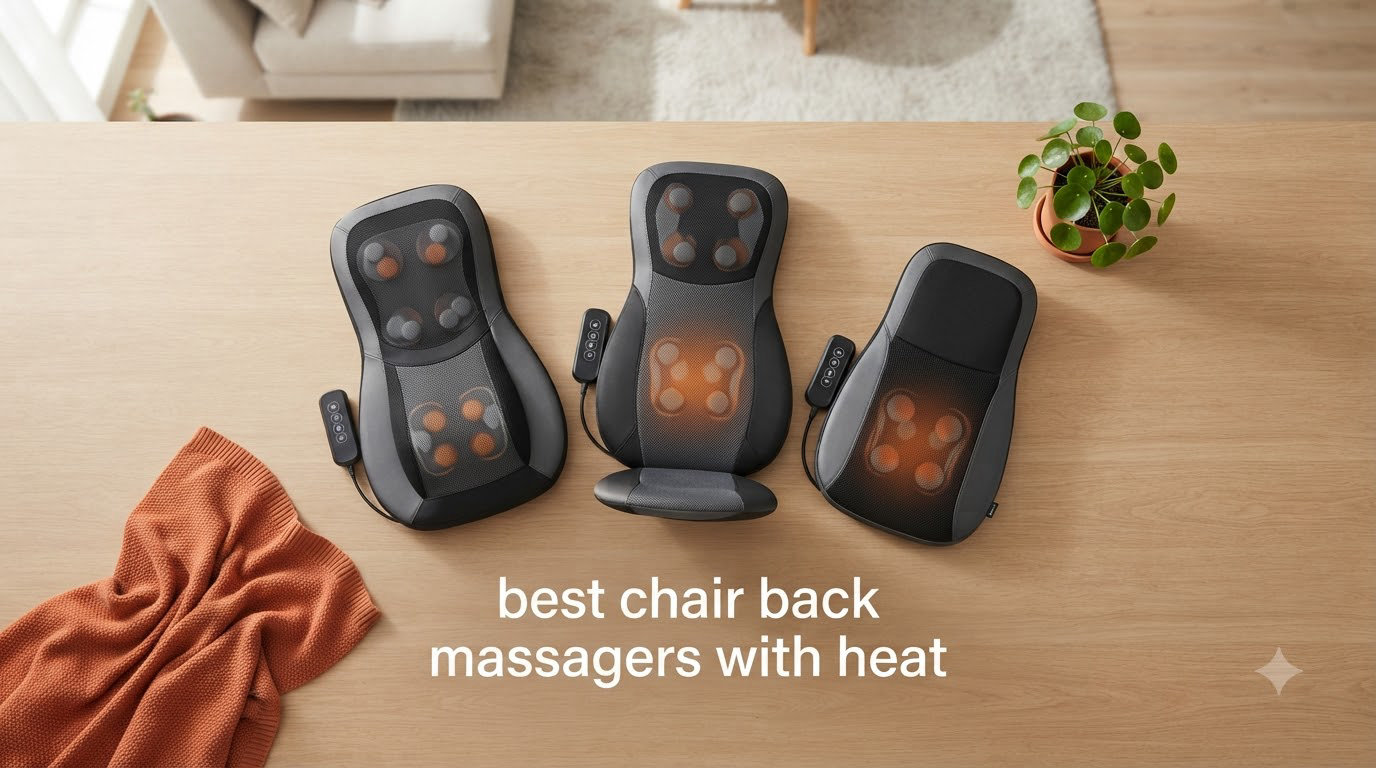best chair back massagers with heat