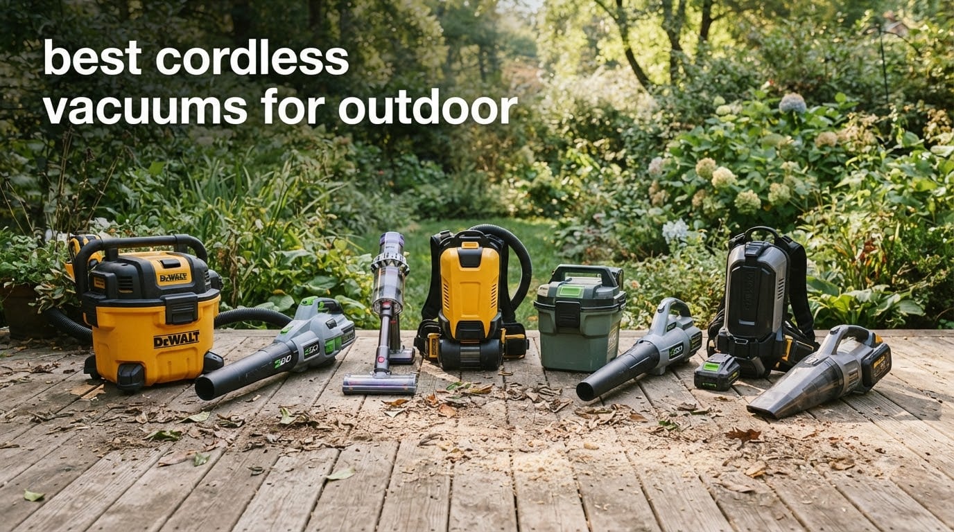 best cordless vacuums for outdoor