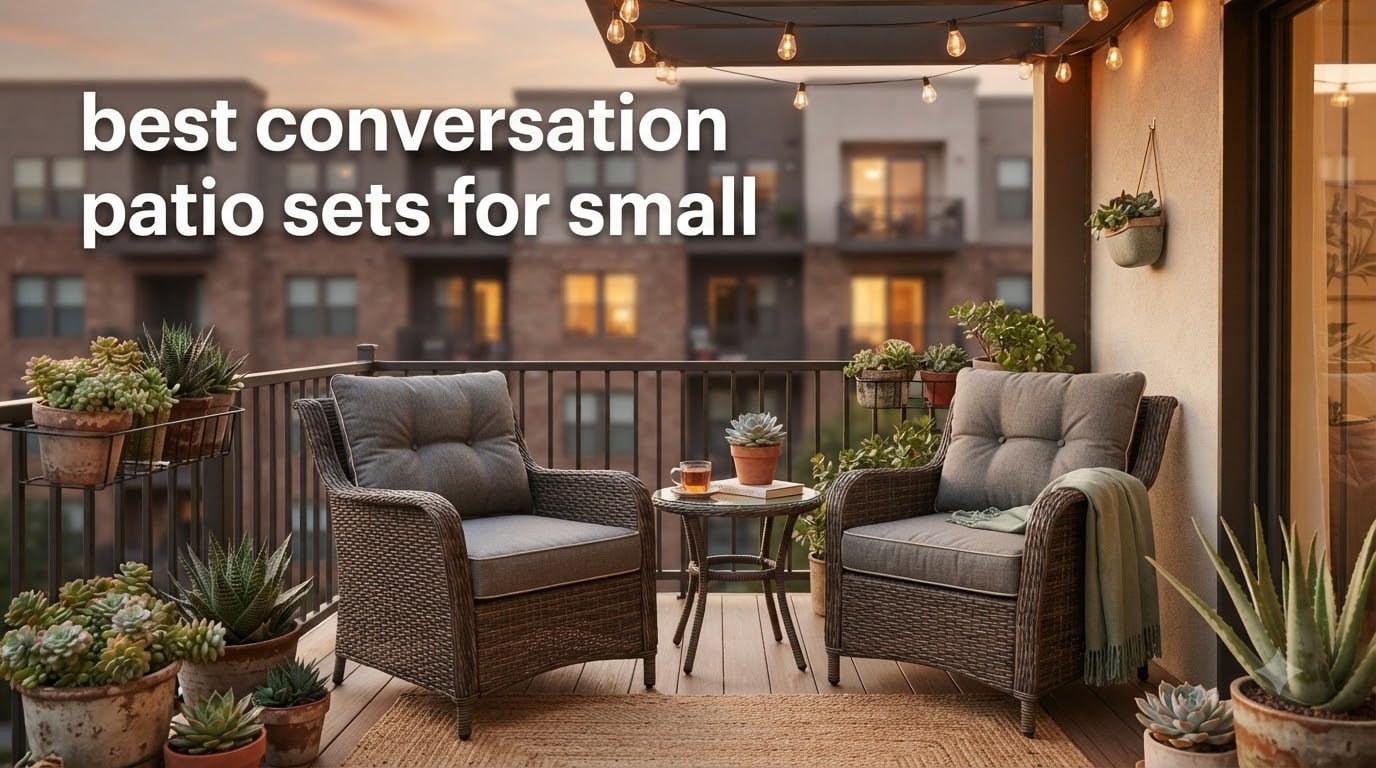 best conversation patio sets for small
