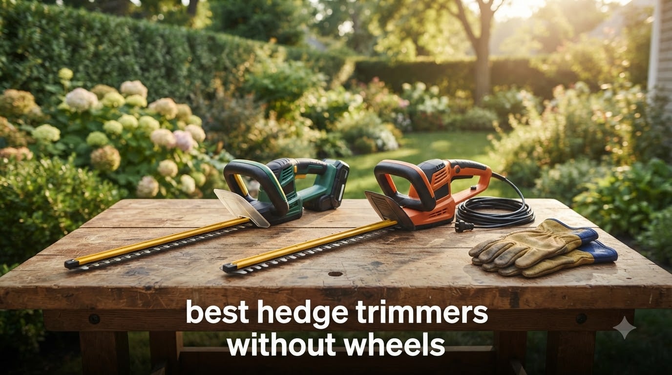 best hedge trimmers without wheels