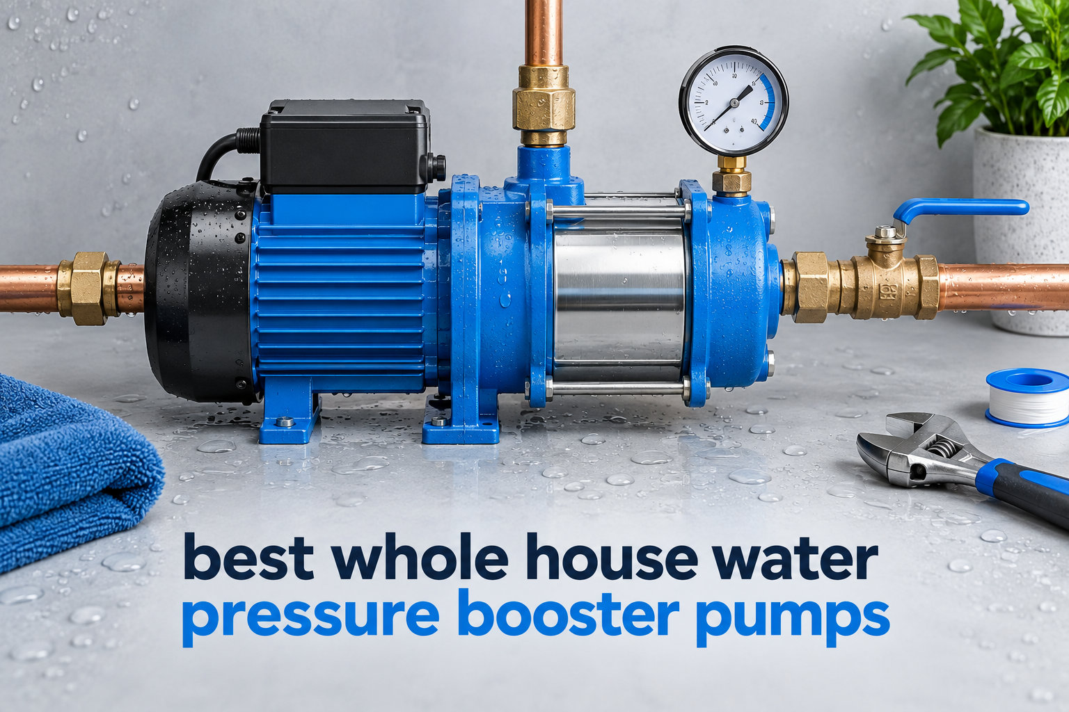 best whole house water pressure booster pumps
