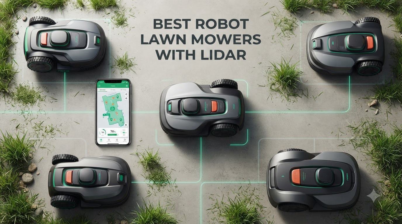 best robot lawn mowers with lidar