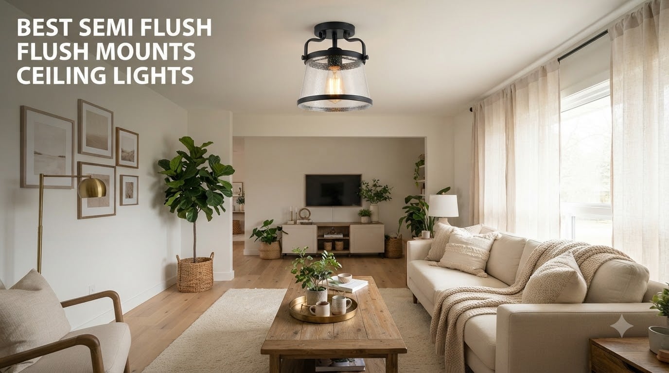 best semi flush mounts ceiling lights