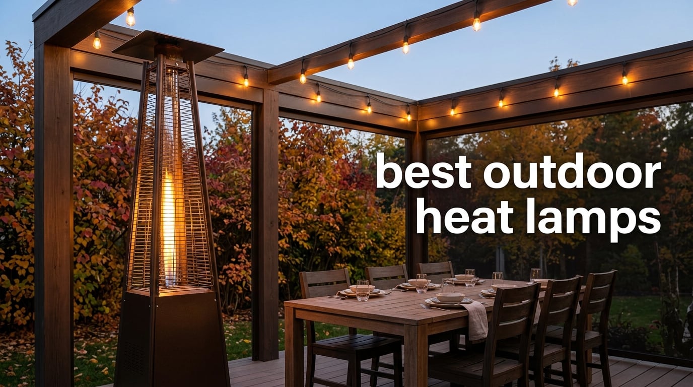 best outdoor heat lamps