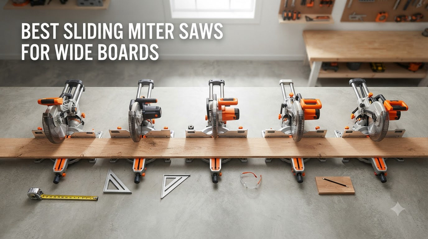 best sliding miter saws for wide boards