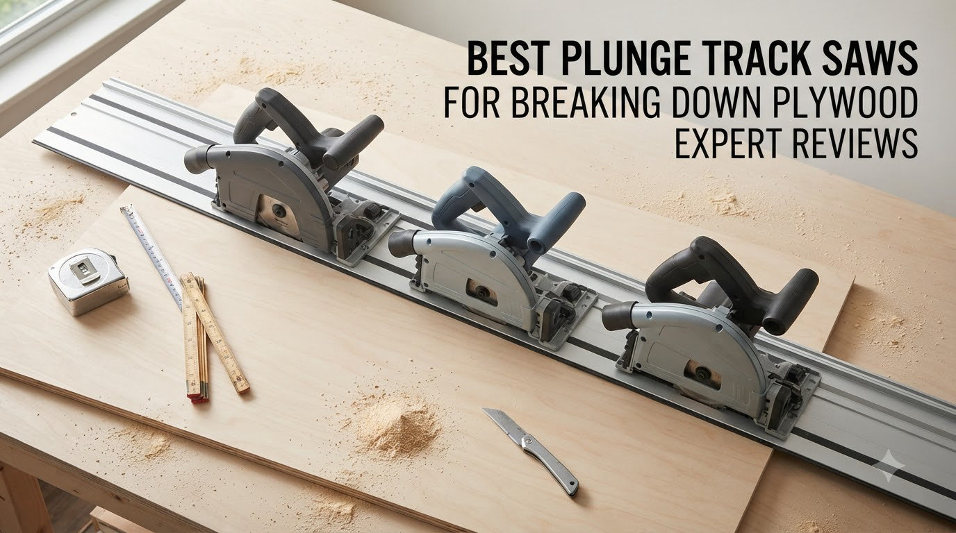 best plunge track saws for breaking down plywood expert reveiws