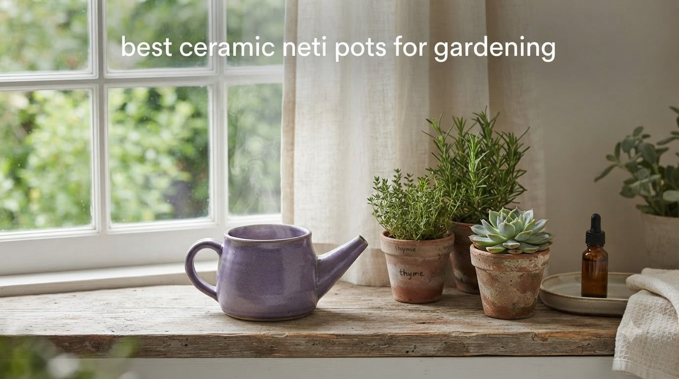 best ceramic neti pots for gardening