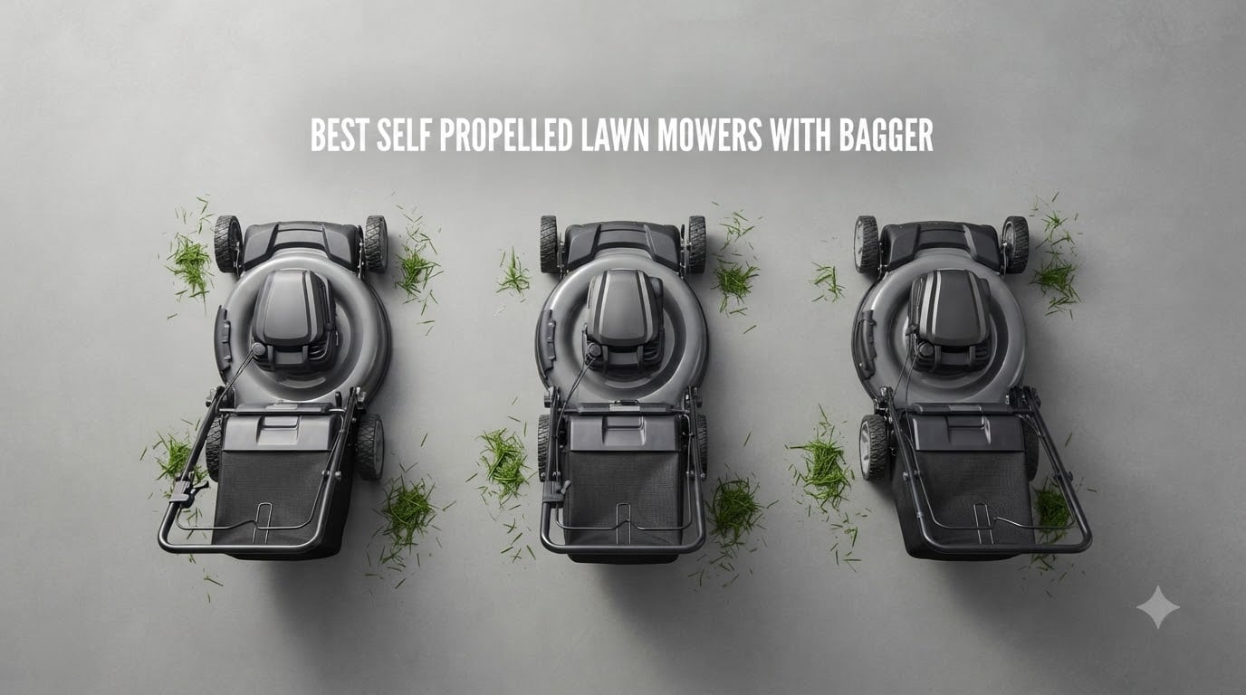best self propelled lawn mowers with bagger