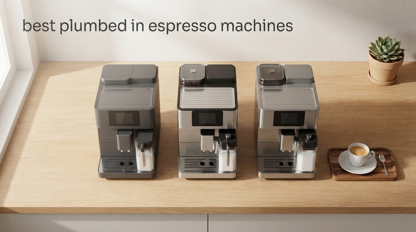 best plumbed in espresso machines