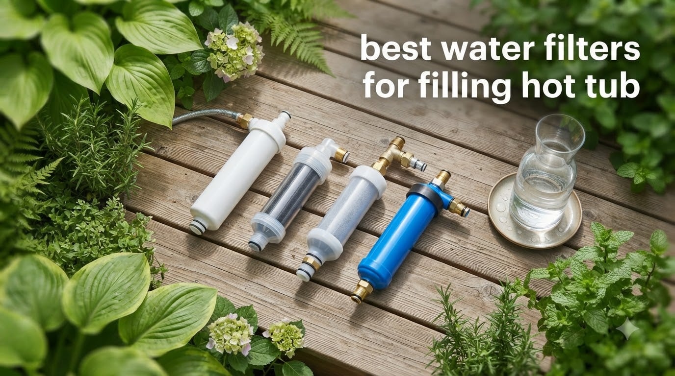 best water filters for filling hot tub