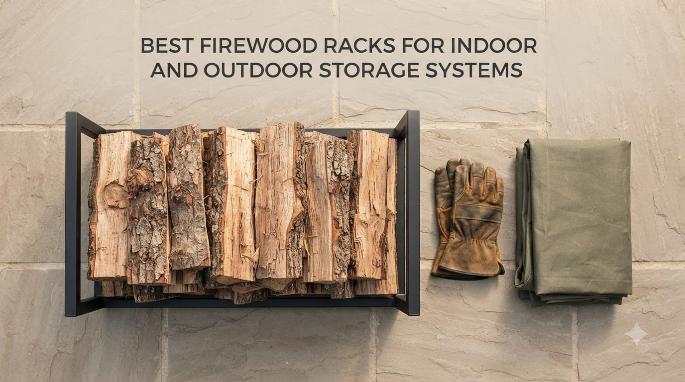best firewood racks for indoor and outdoor storage systems