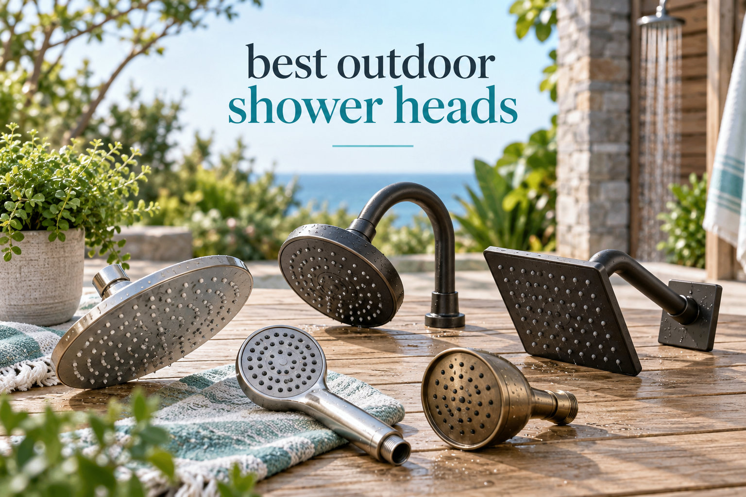 best outdoor shower heads