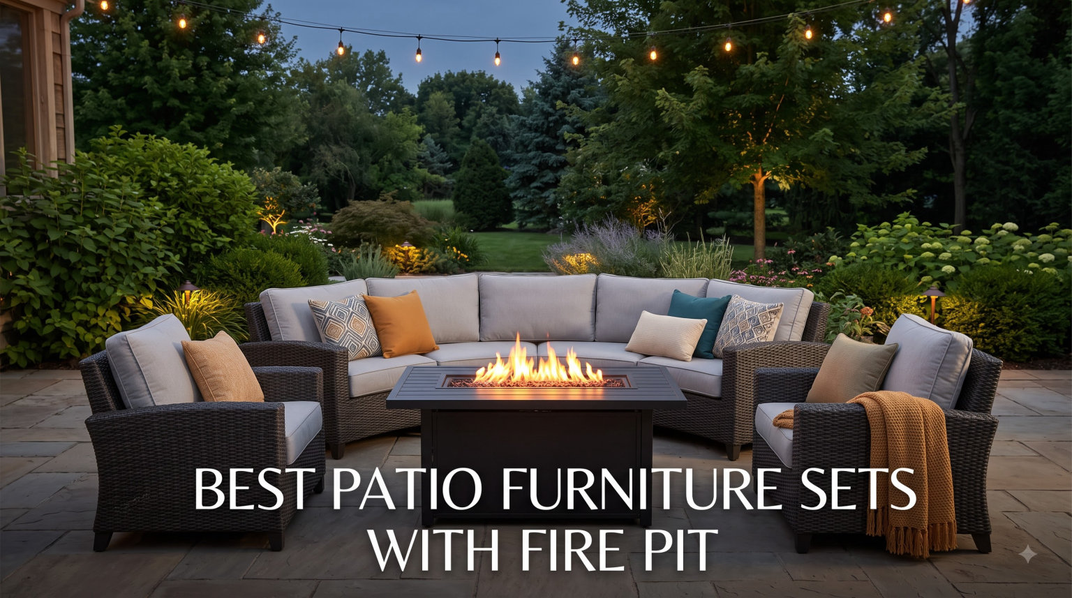 best patio furniture sets with fire pit