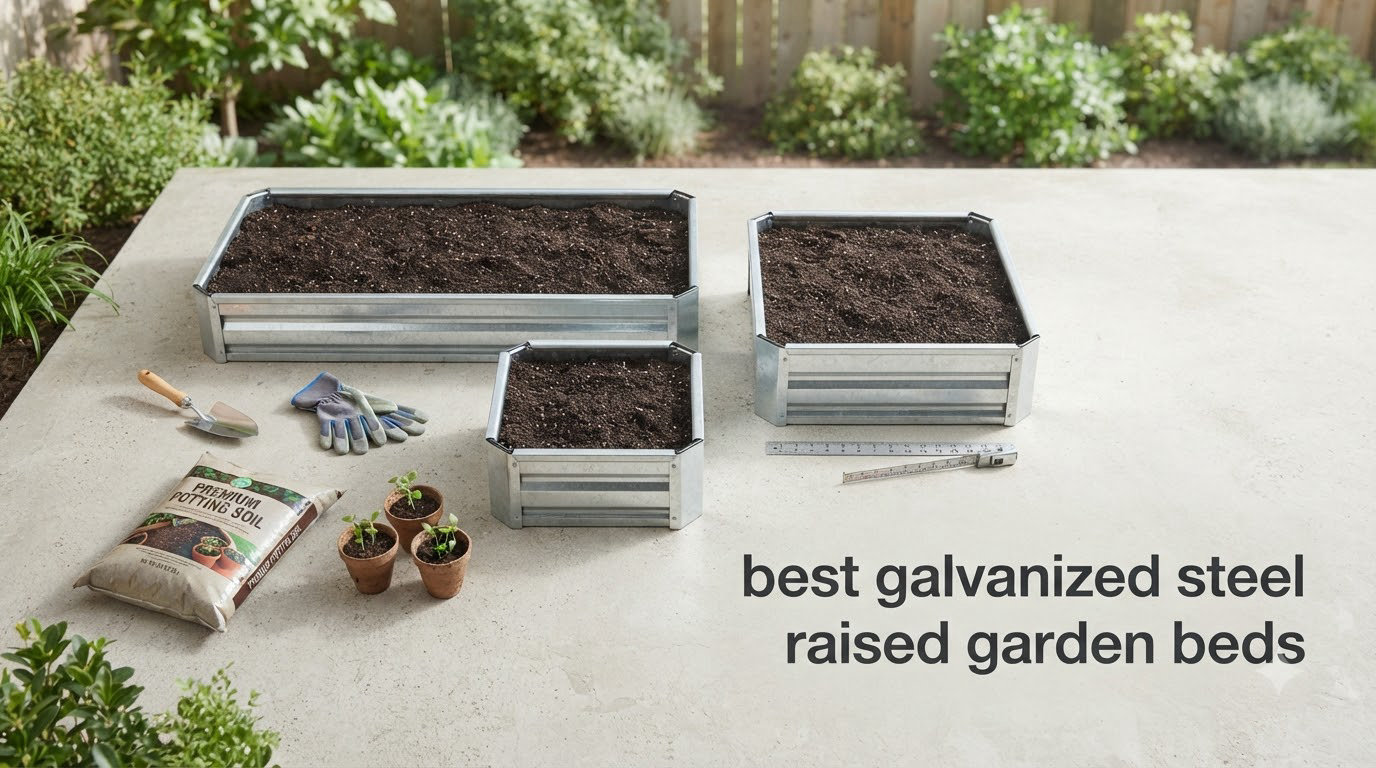 best galvanized steel raised garden beds