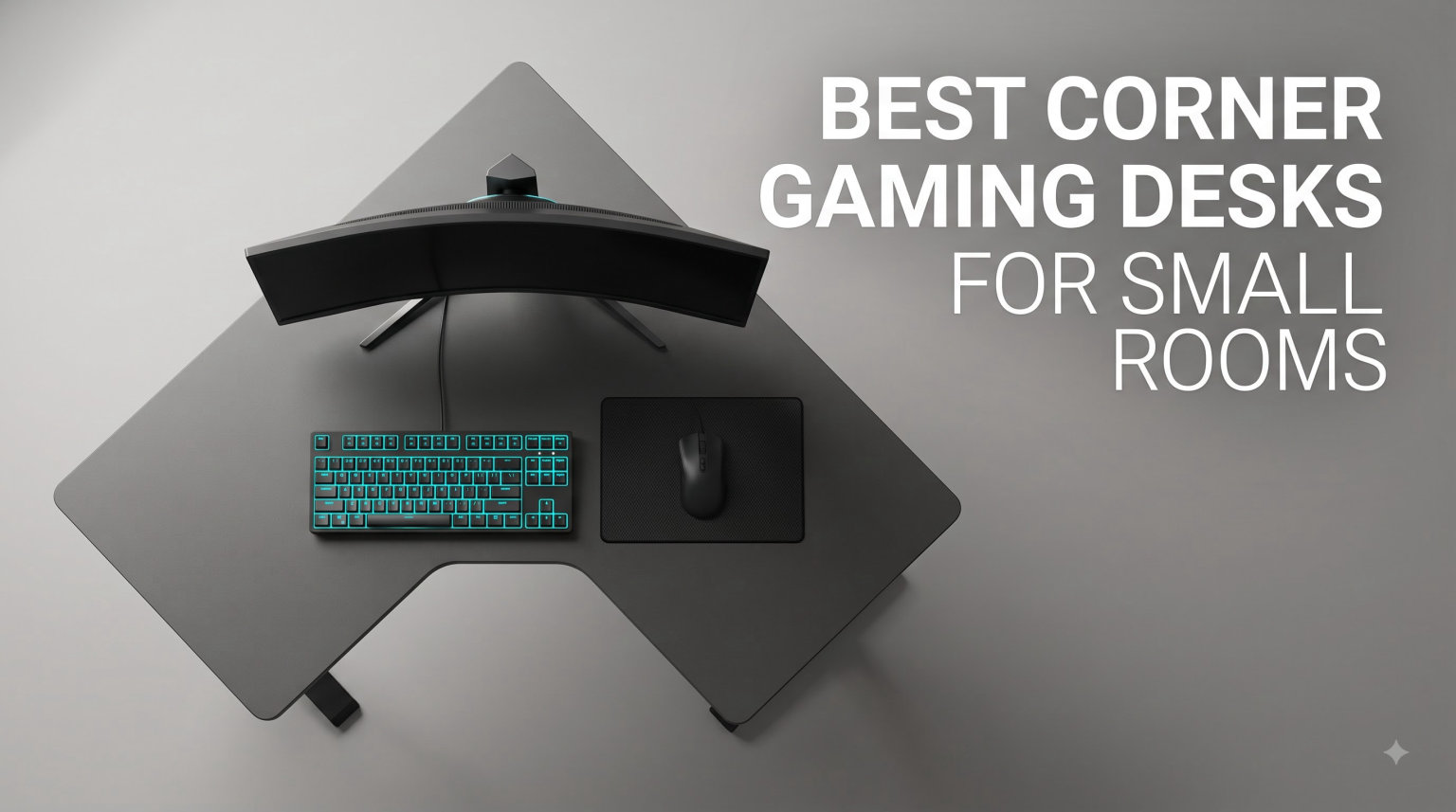 best corner gaming desks for small rooms