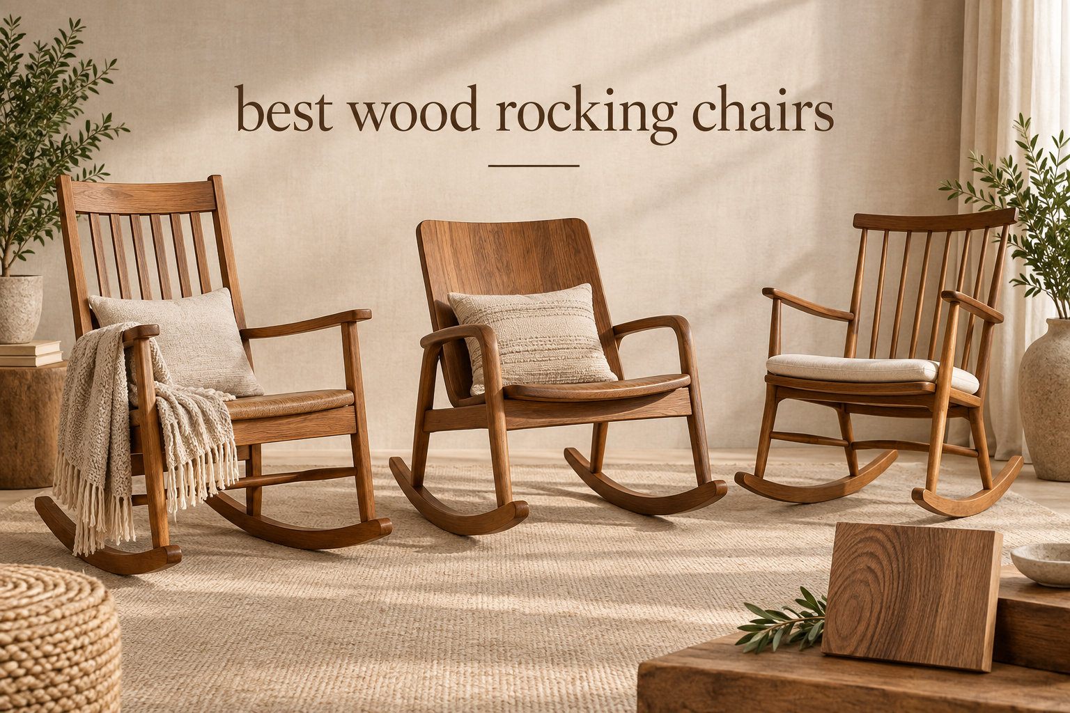 best wood rocking chairs