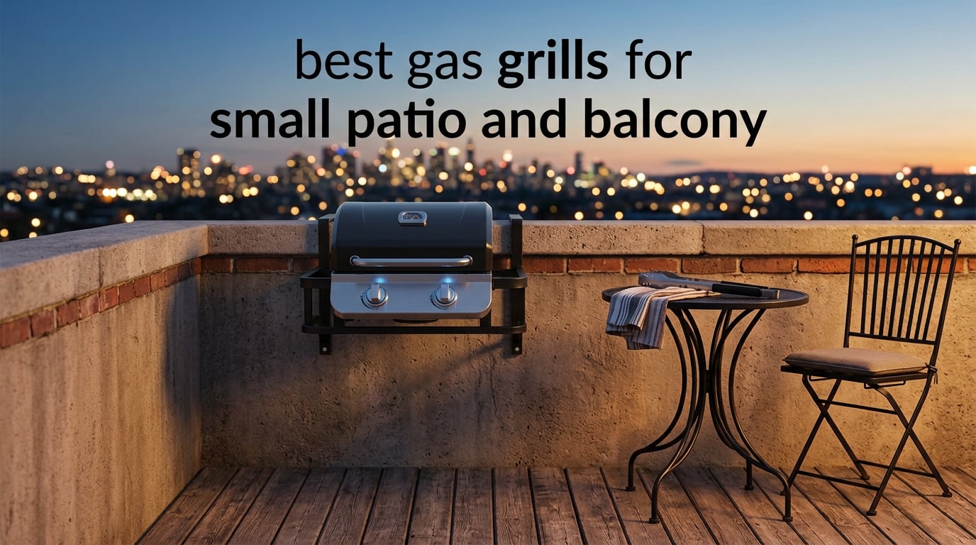 best gas grills for small patio and balcony