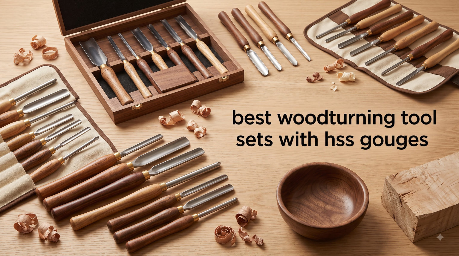 best woodturning tool sets with hss gouges
