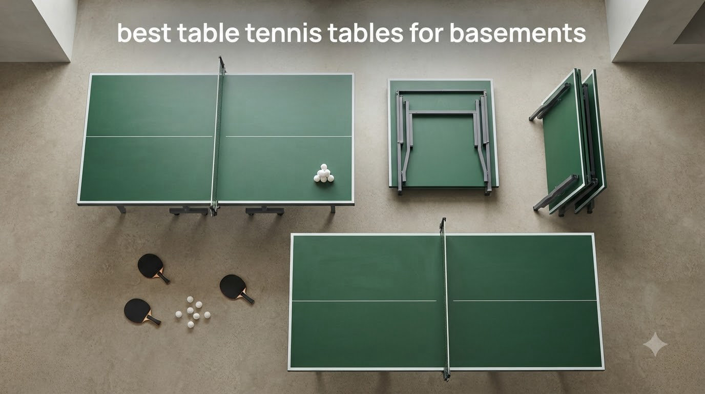 best table tennis tables for basements
