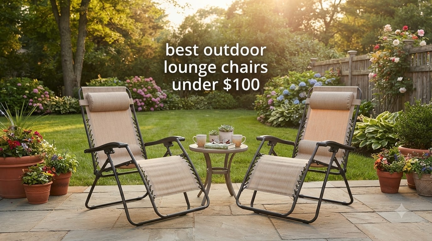 best outdoor lounge chairs under $100