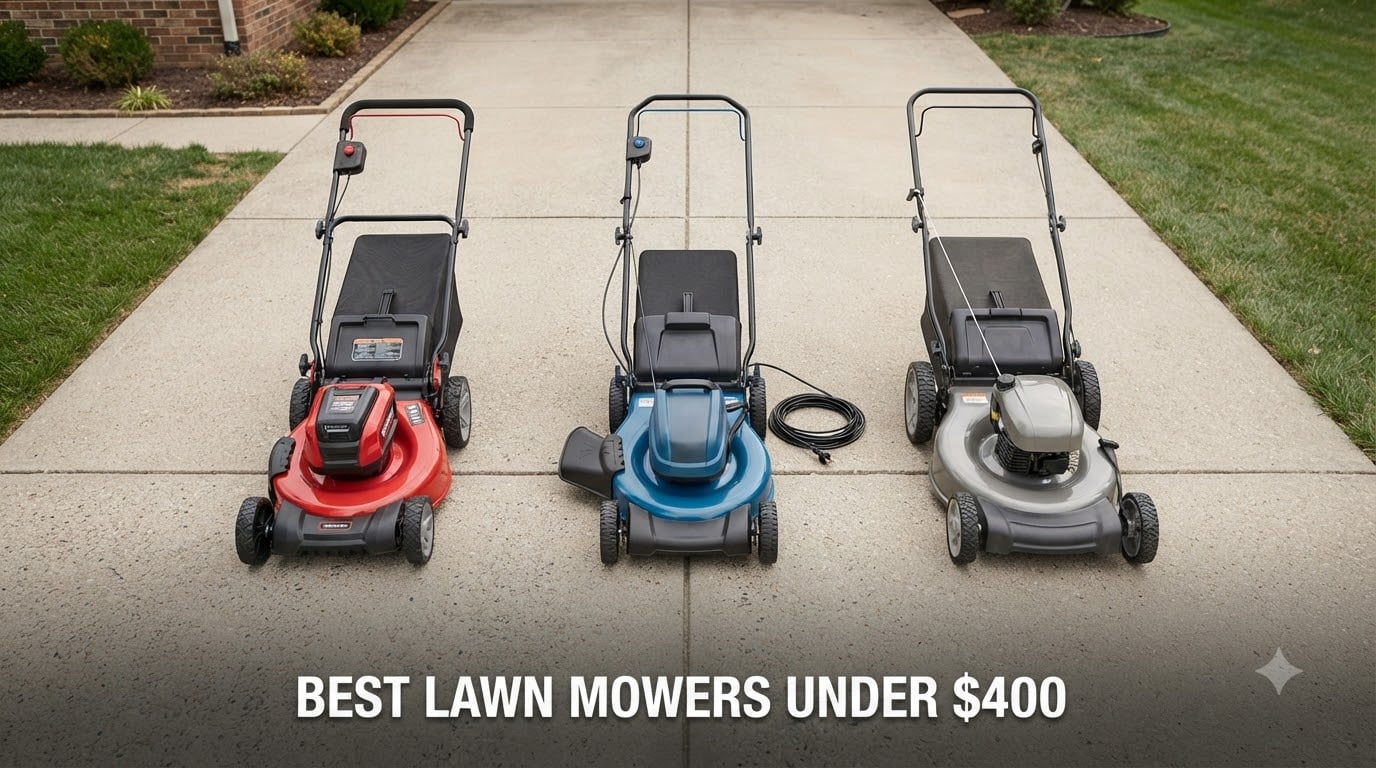 best lawn mowers under $400