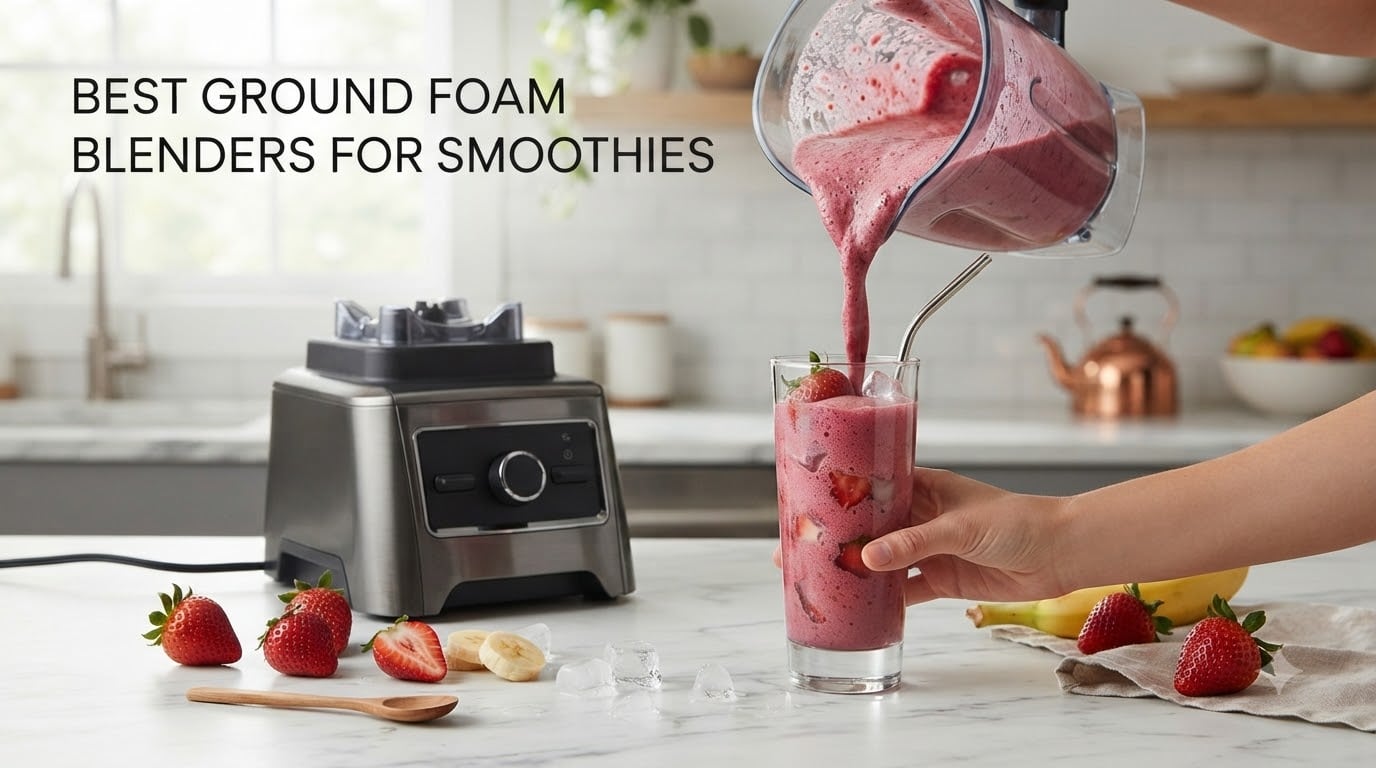best ground foam blenders for smoothies