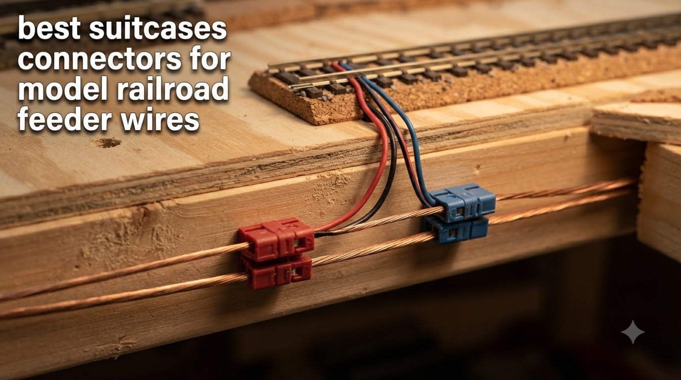 best suitcases connectors for model railroad feeder wires