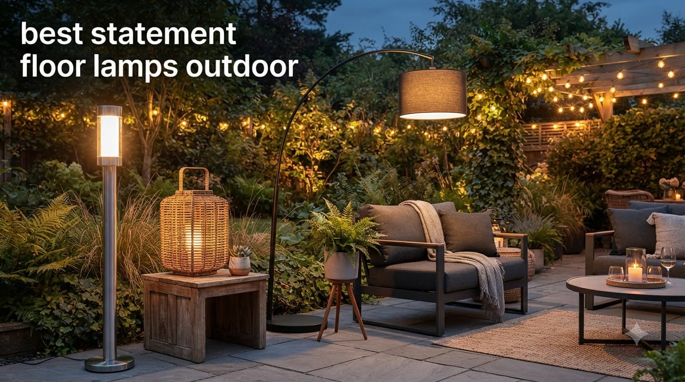 best statement floor lamps outdoor