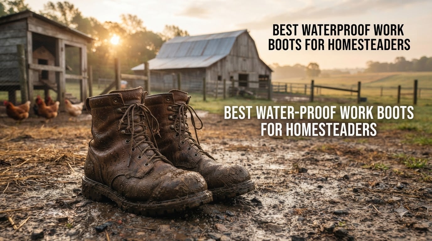 best waterproof work boots for homesteaders