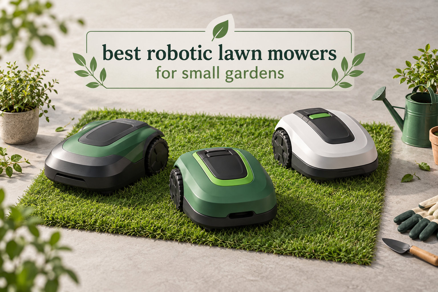 best robotic lawn mowers for small gardens