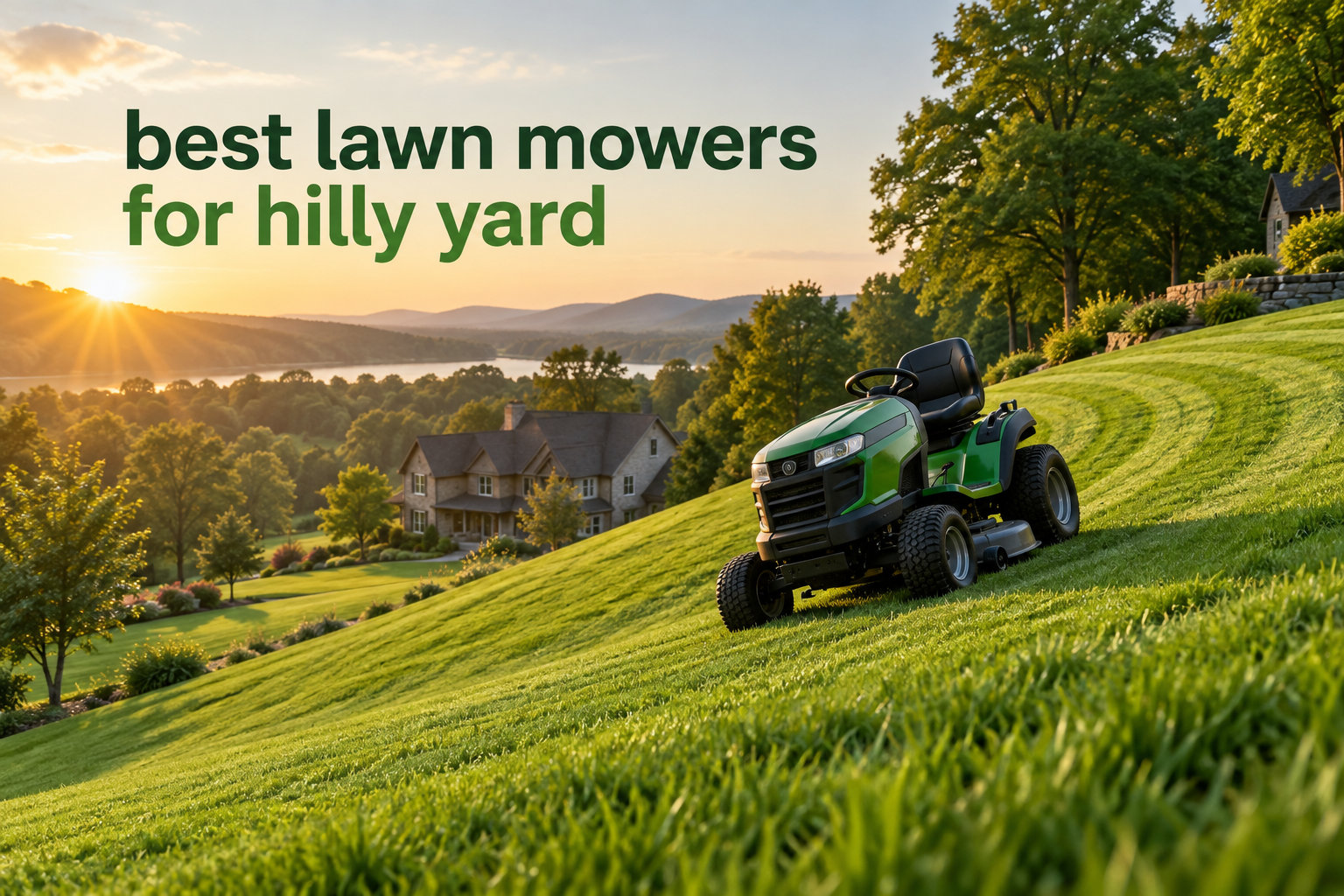 best lawn mowers for hilly yard