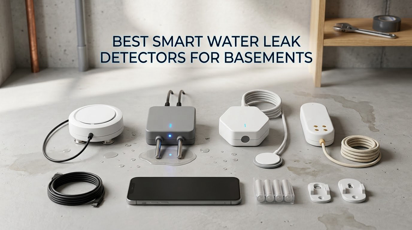 best smart water leak detectors for basements