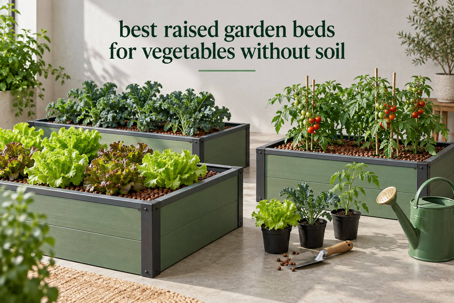 best raised garden beds for vegetables without soil