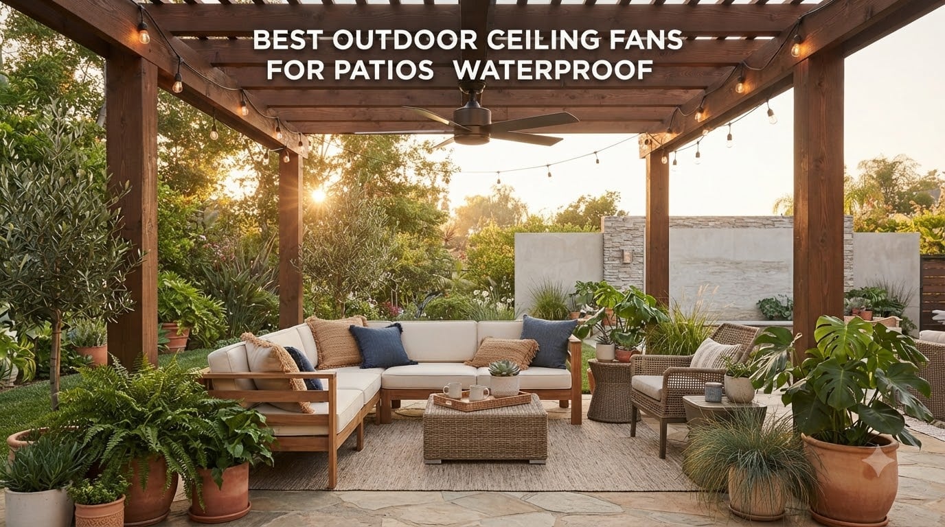 best outdoor ceiling fans for patios waterproof