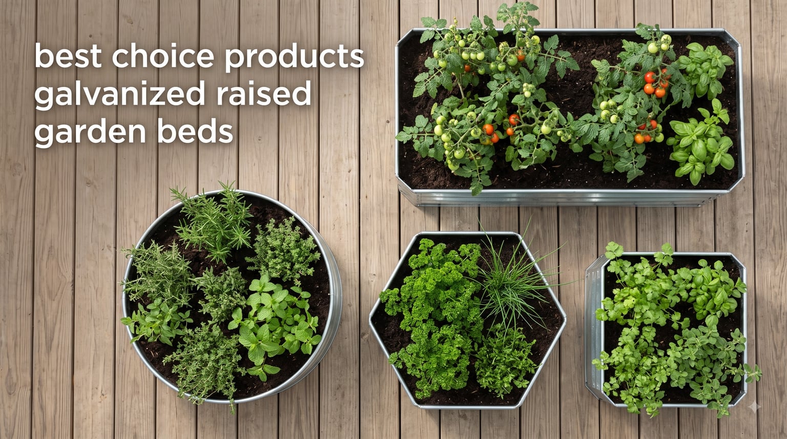 best choice products galvanized raised garden beds