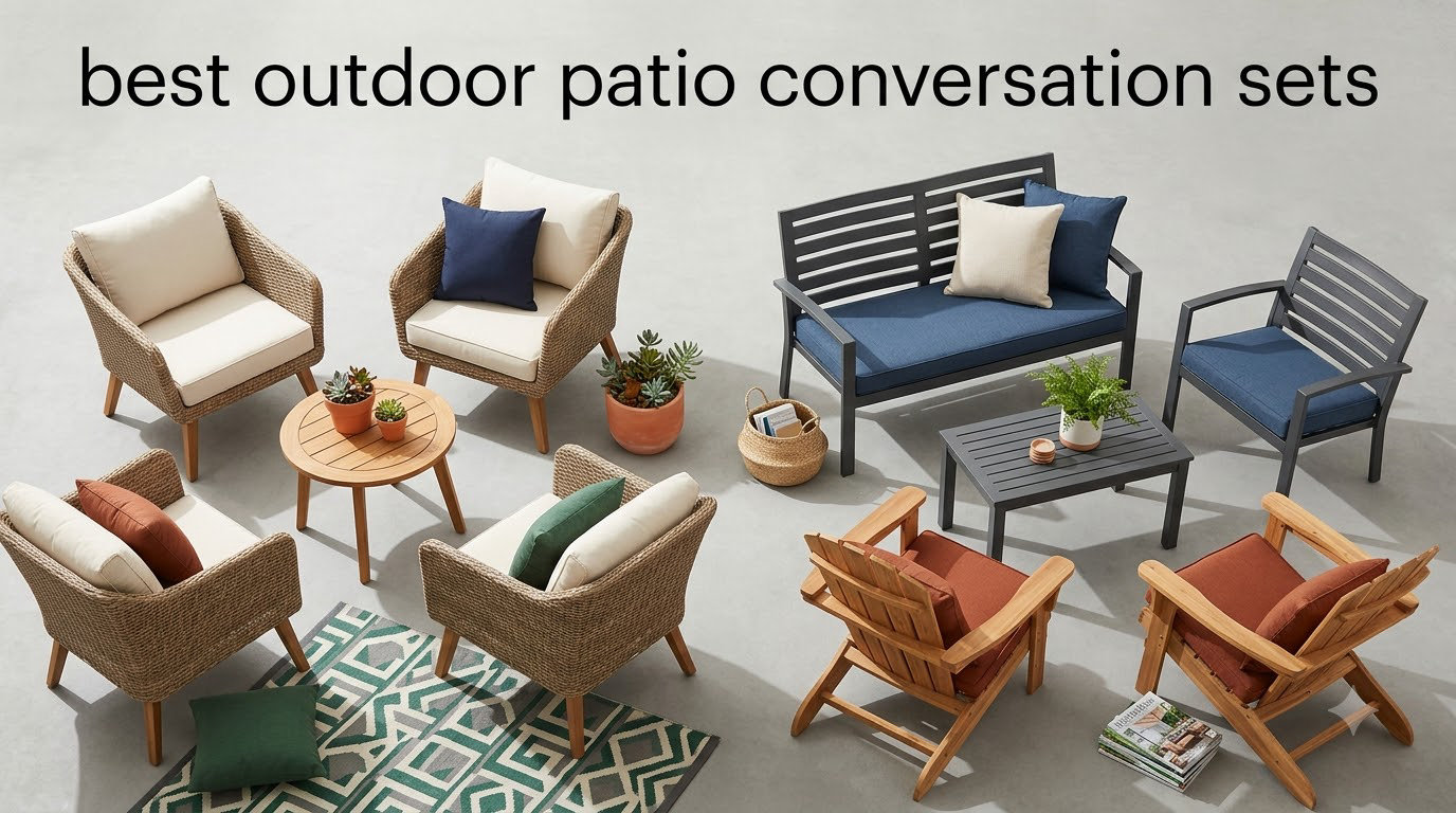 best outdoor patio conversation sets