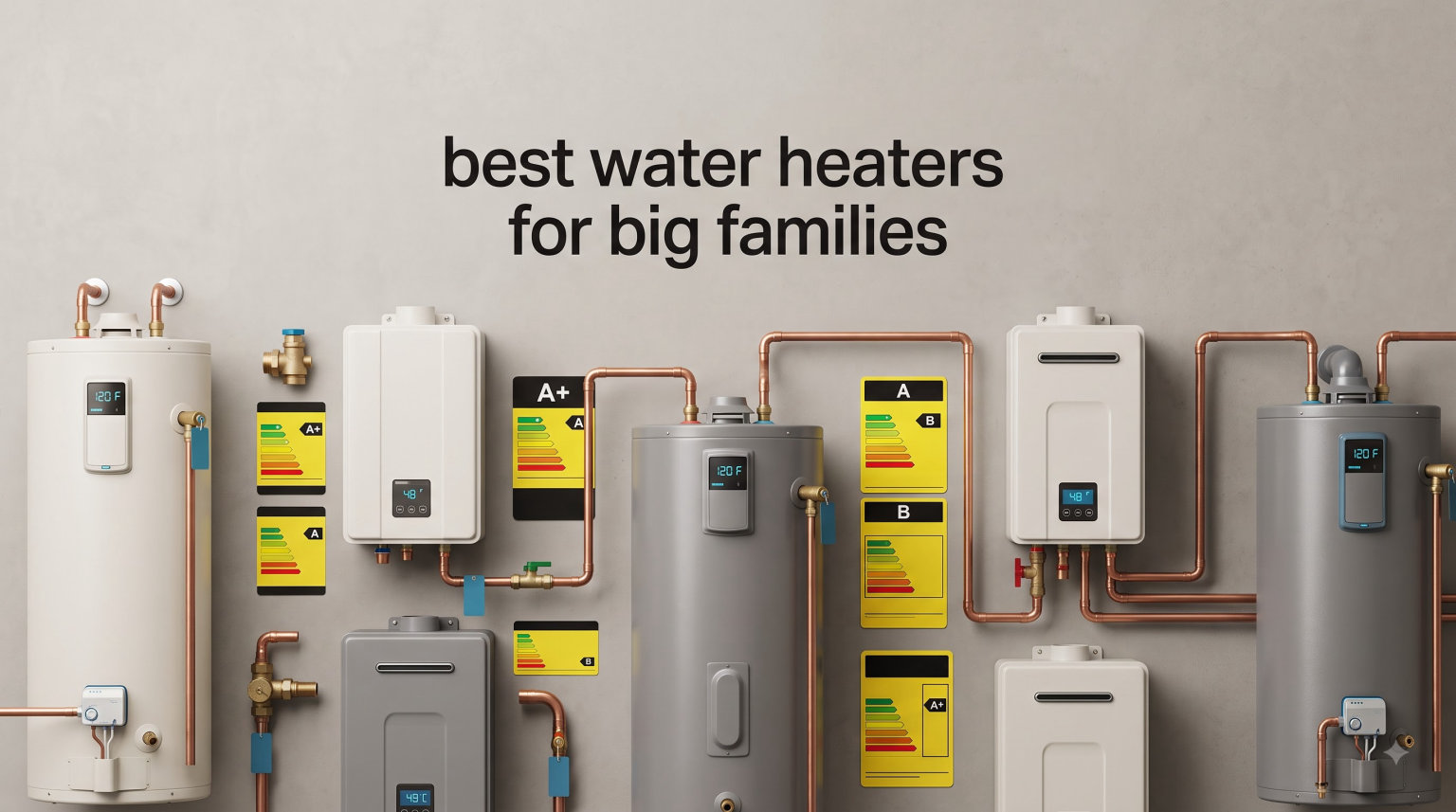 best water heaters for big families