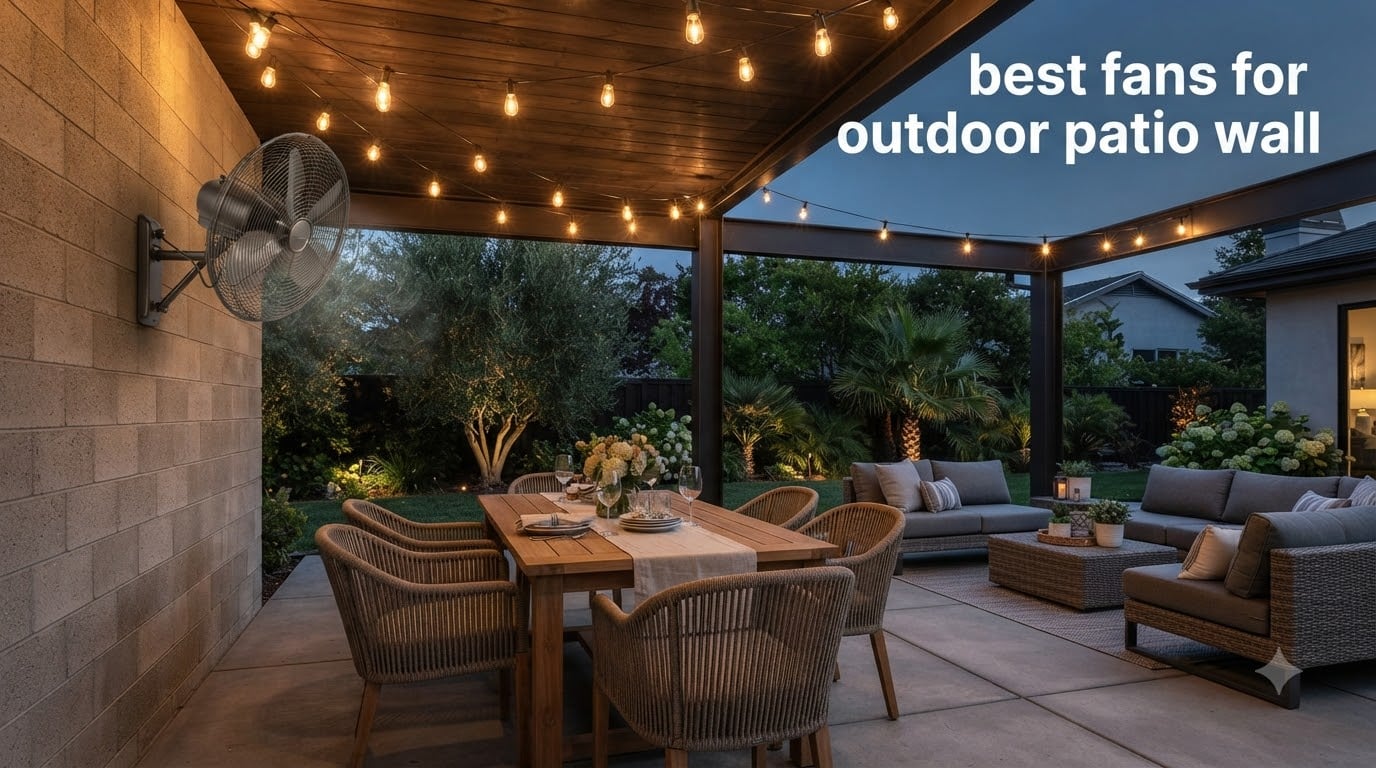 best fans for outdoor patio wall