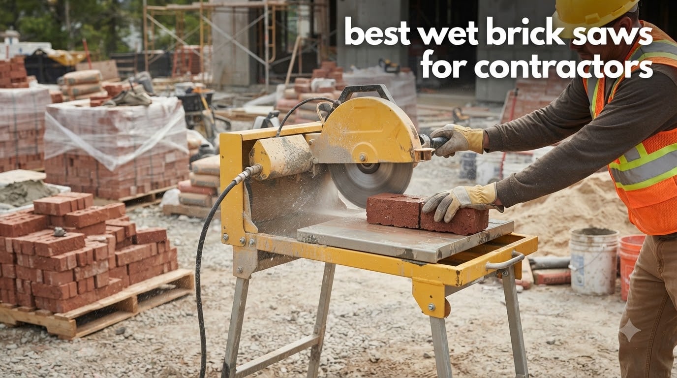 best wet brick saws for contractors