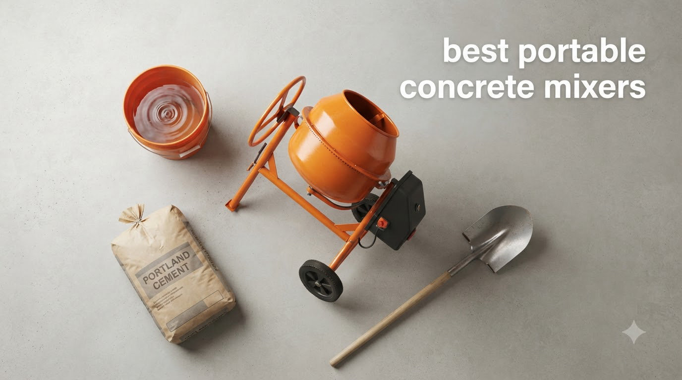 best portable concrete mixers