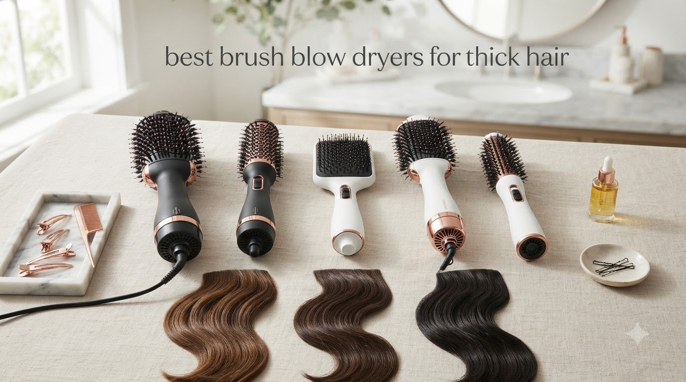 best brush blow dryers for thick hair