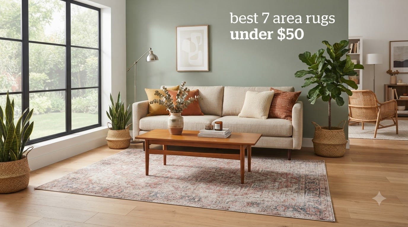 best 5 7 area rugs under $50