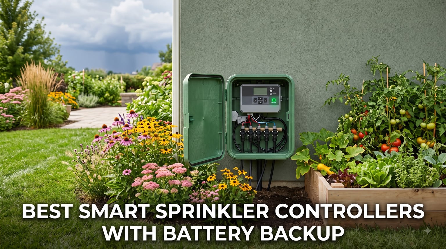 best smart sprinkler controllers with battery backup