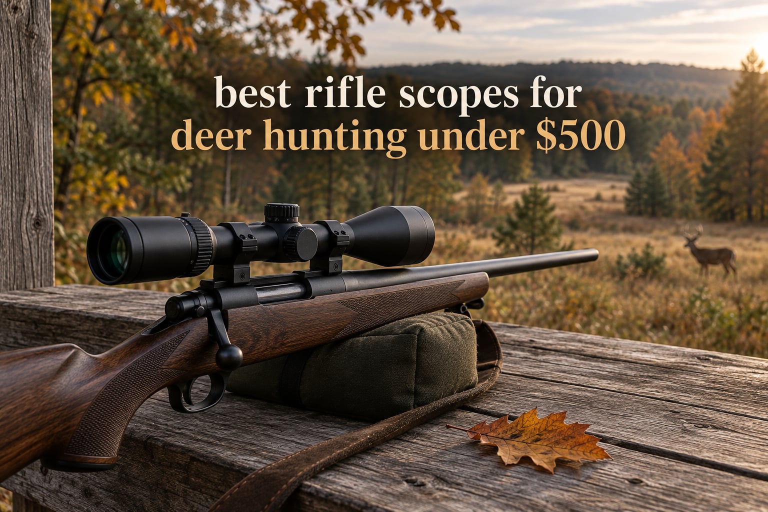 best rifle scopes for deer hunting under $500
