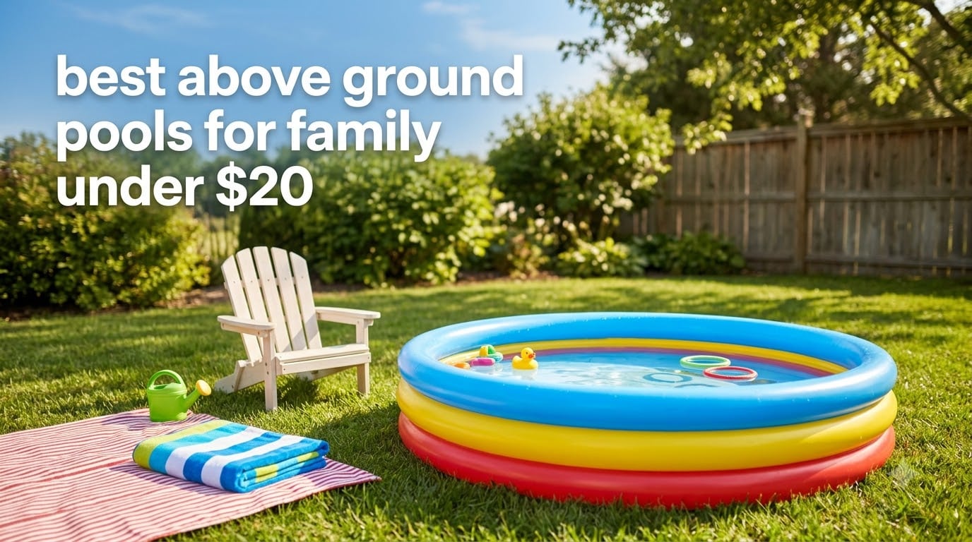best above ground pools for family under $20