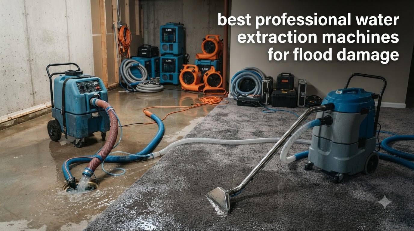 best professional water extraction machines for flood damage