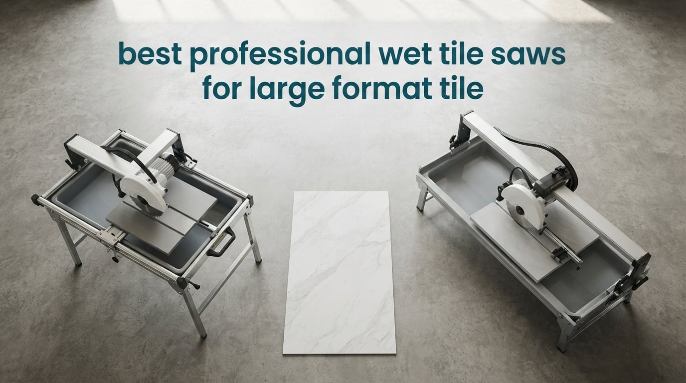 best professional wet tile saws for large format tile